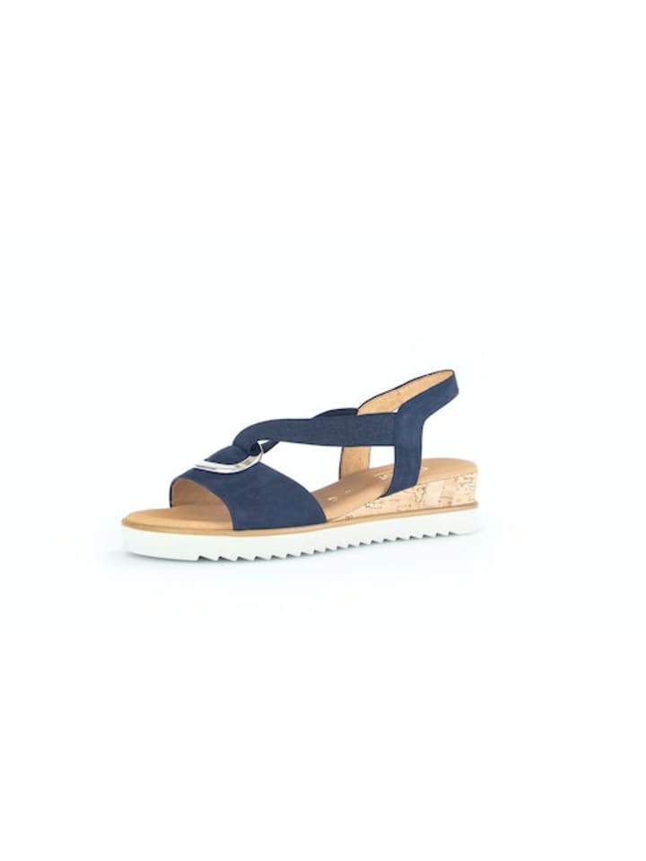 Plateau Sandalen für Damen in blau