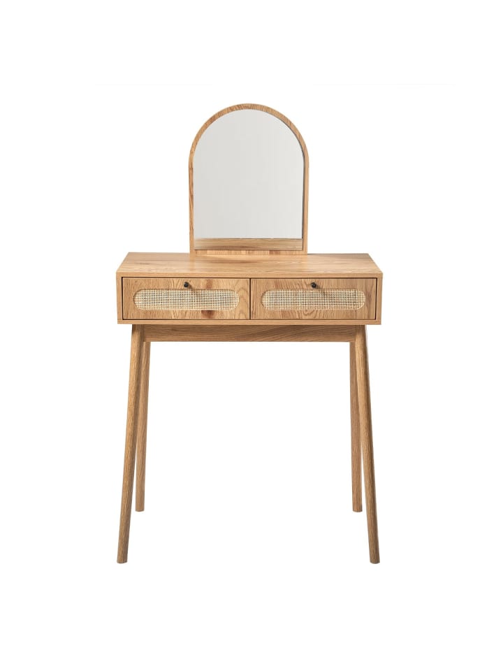 Schminktisch ALIA in Helles - (W)80 x (H)140 x (L)39 cm