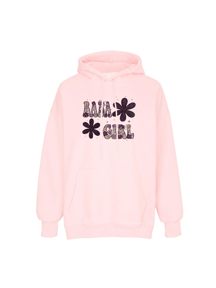 Women Hoodie in Light Rose