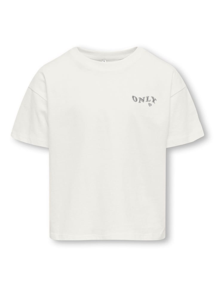 T-Shirt KOGMAIKEN LIFE CROP S/S ONLY in cloud dancer