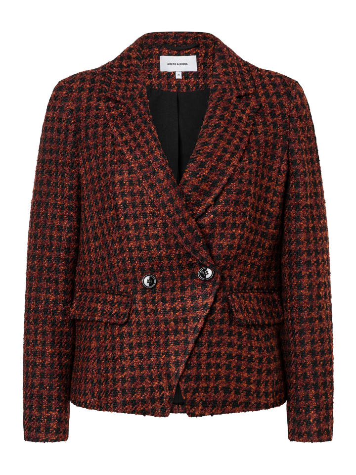 taillierter Blazer, Hahnentritt Dession in houndstooth check