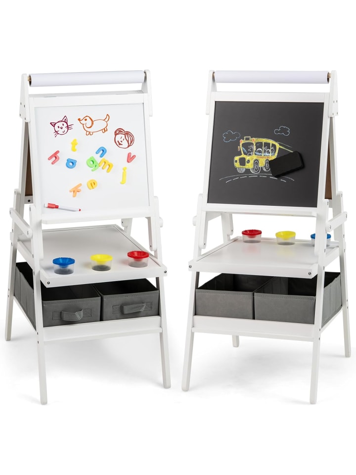3-in-1 Tafel Kinder in Weiß