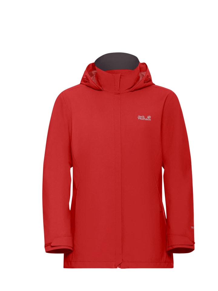 Regenjacke in rot