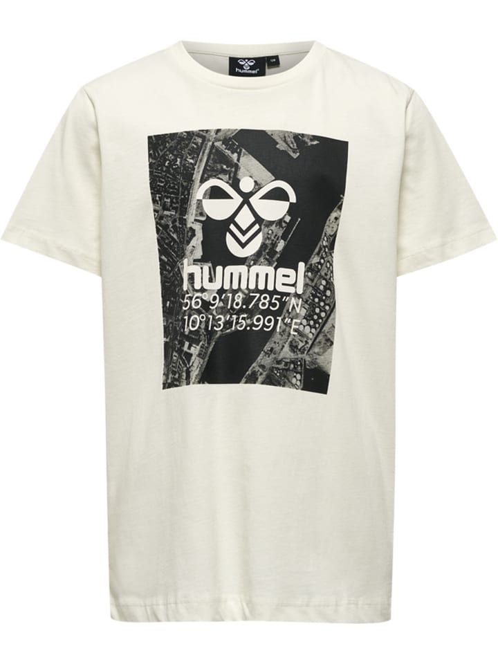 T-Shirt Hmlsatellite Kinder in MARSHMALLOW