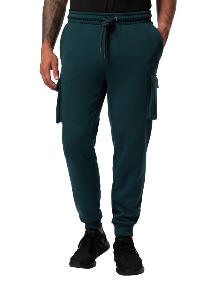 Lange Sweathose in dunkelpetrol