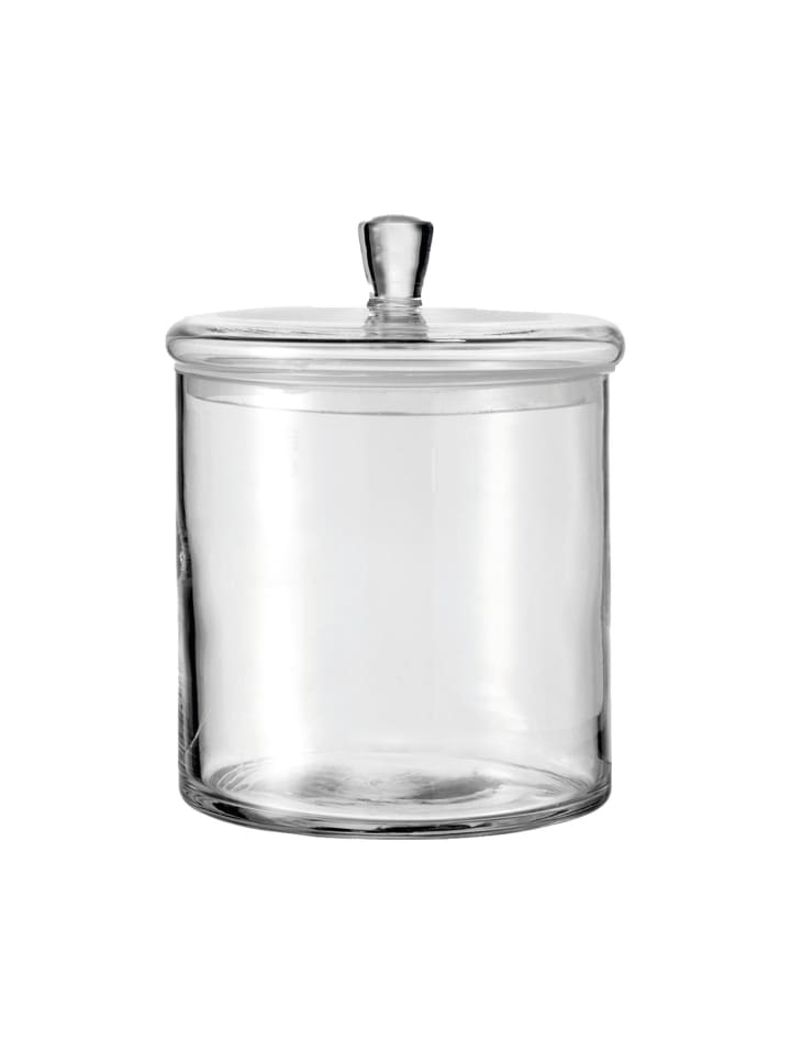 Glasdose mit Deckel handgefertigt TOP in Transparent 1,5 Liter