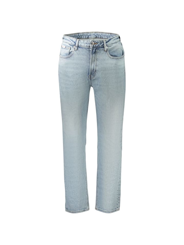 Blau Baumwolle Damen Jeans