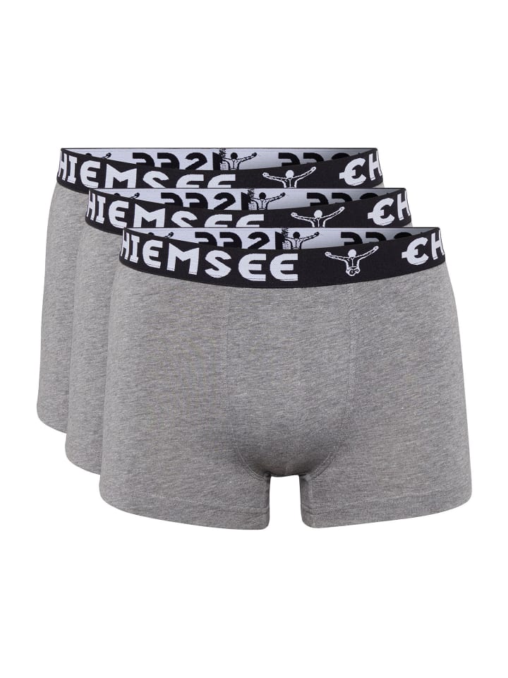 Boxershorts Boxer Trunks 3P in Grey