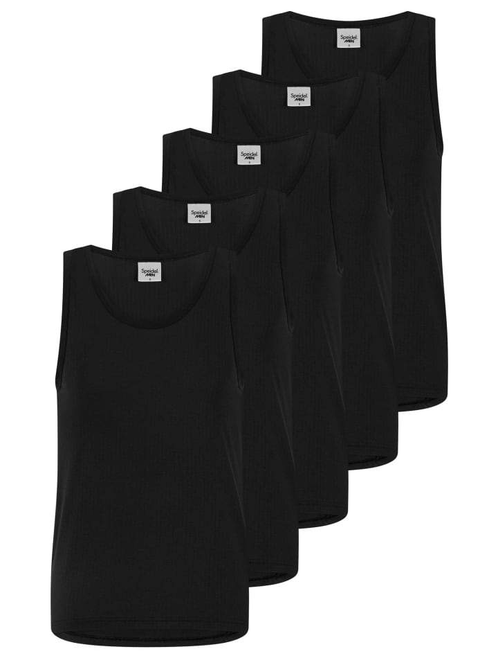 Unterhemd / Tanktop Sky.line in Schwarz