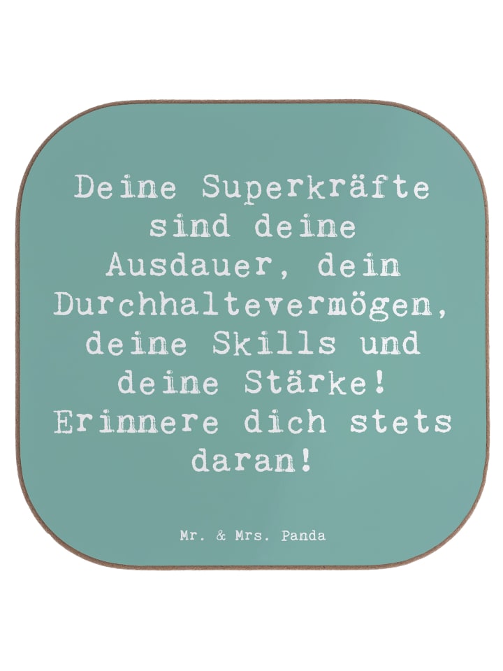 Glas-Untersetzer Spruch Sportliche Wettkämpfe S... in Meeresbrise