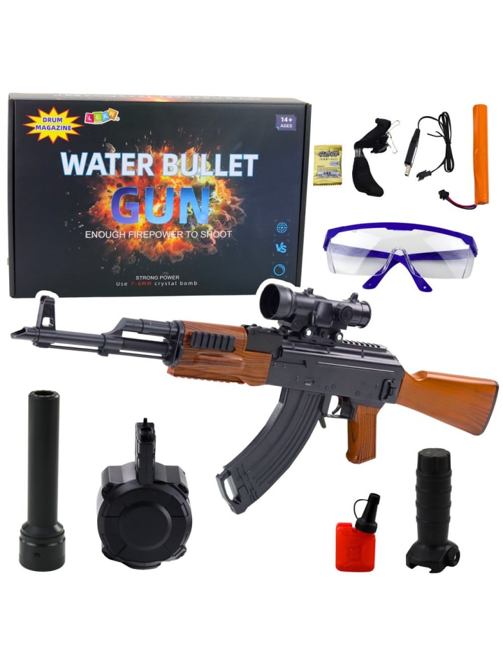 AK Gewehr Für Wasser Bälle Hydrogel Visier Zubehör Gläser 96cm
