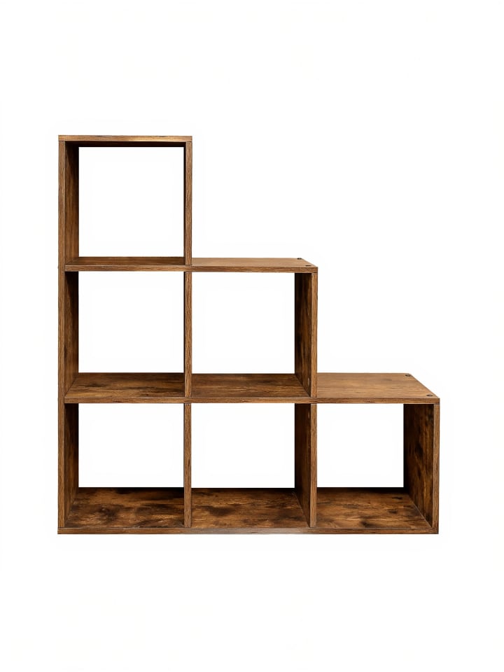 Bücherregal Custos in Braun - (B)97.5 x (H)97.5 x (T)29 cm
