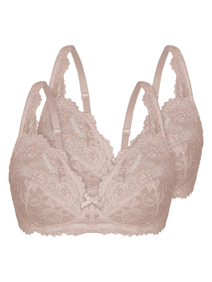 2er Pack Soft-BH in nude