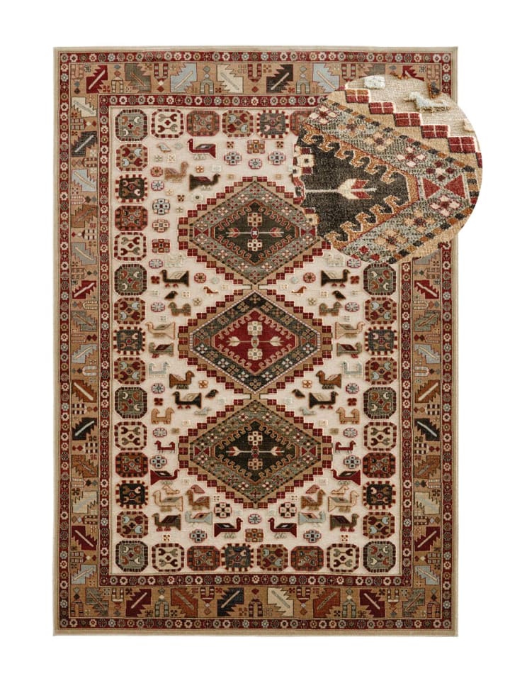 Orientteppich Farah Shiraz in Creme