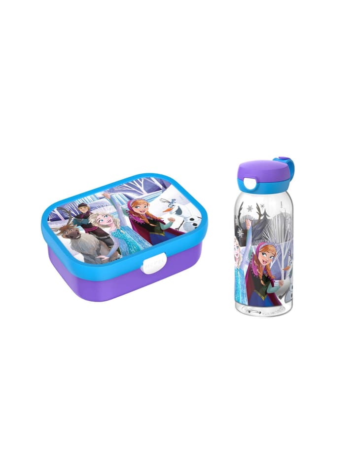 2-tlg. Lunchset (Flasche mit Klappdeckel) Campus in 600 ml + 750 ml