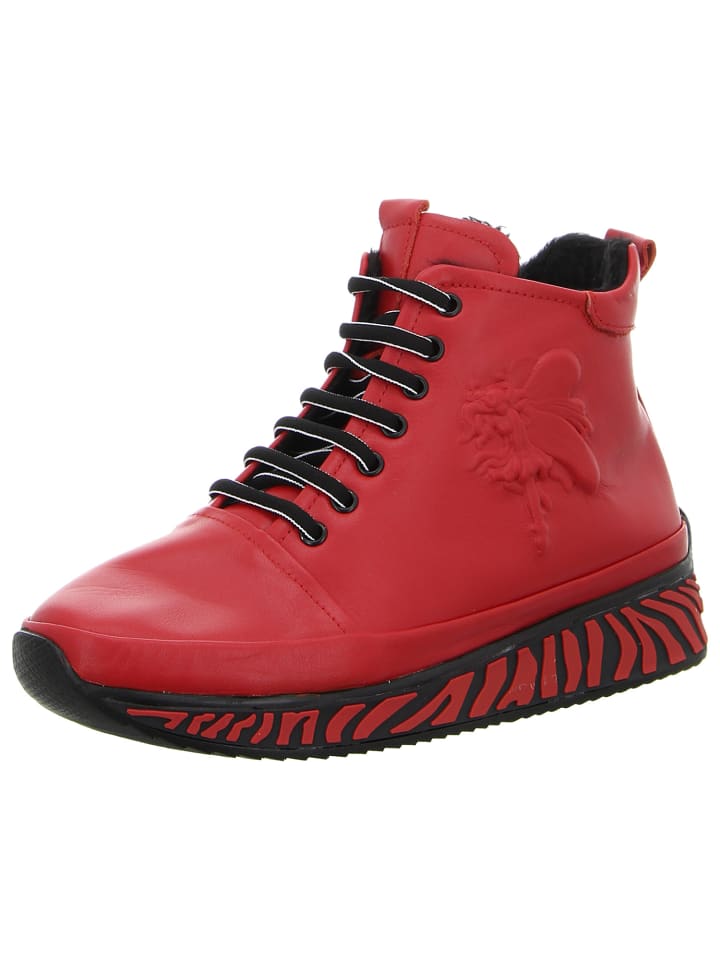 Stiefelette in rot