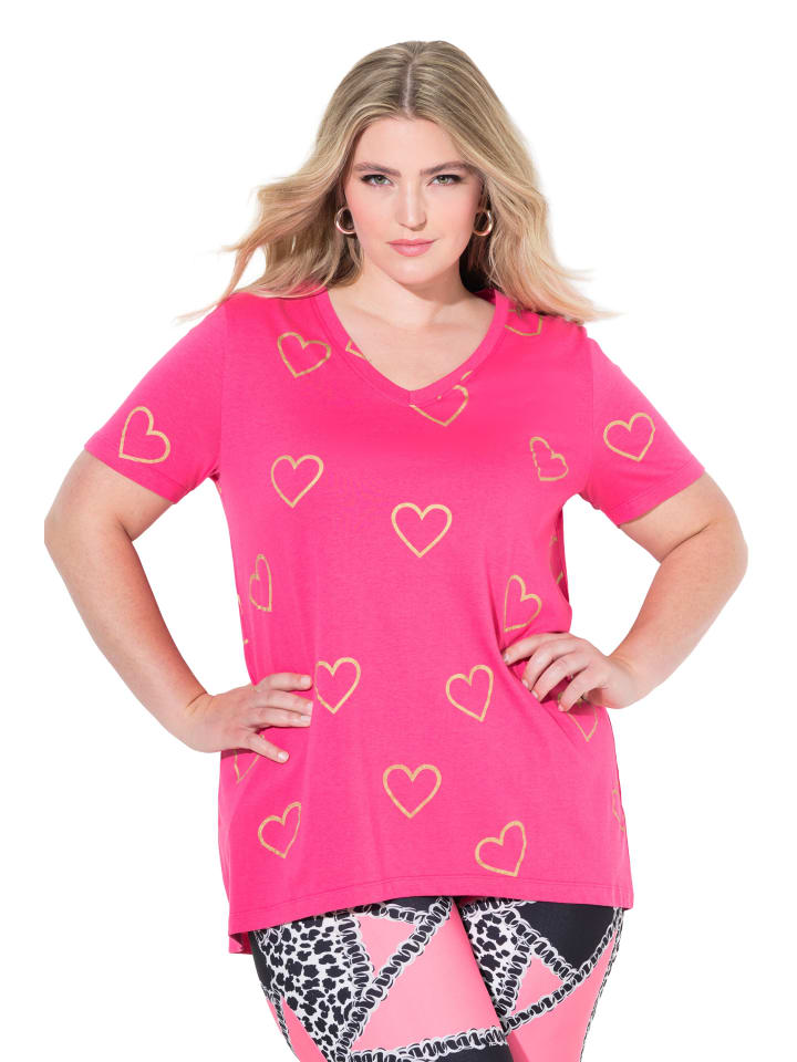 Shirt in hibiskuspink