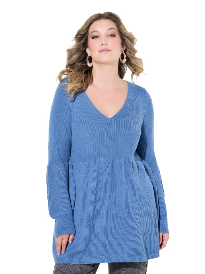 Pullover in helle kornblume