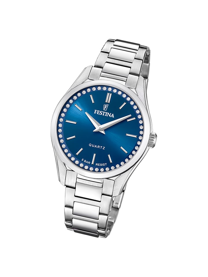 Analog-Armbanduhr Festina Mademoiselle silber mittel (ca. 36mm)