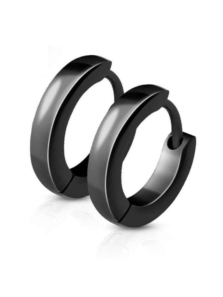 Ohrstecker in Schwarz