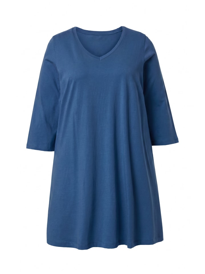 Longshirt in dunkles saphir