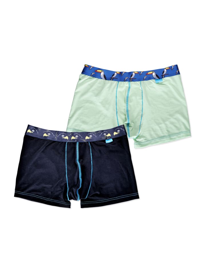 Boxer Briefs Motiv Mix 2er-Pack in TUCAN DANDY