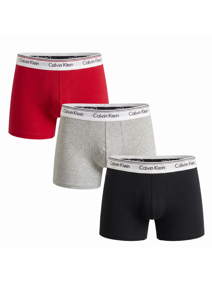 3er-Set: Boxershorts in Red