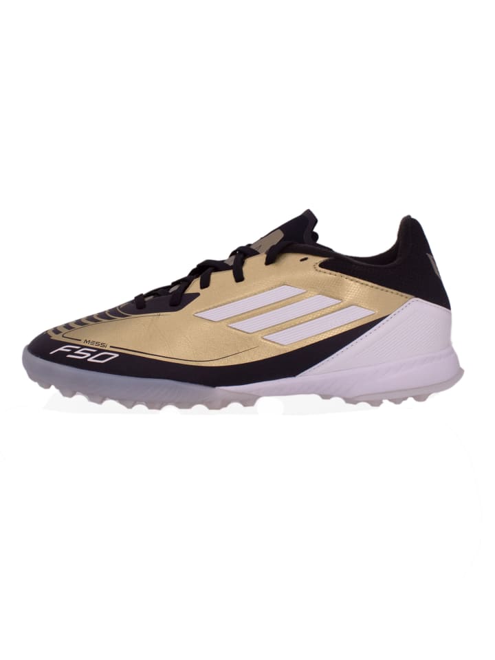 Fussballschuhe F50 League TF Messi in Gold