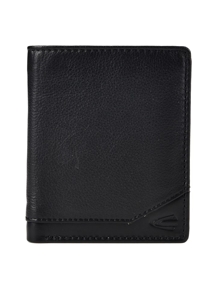 Stone Geldbörse RFID Schutz Leder 9.5 cm black