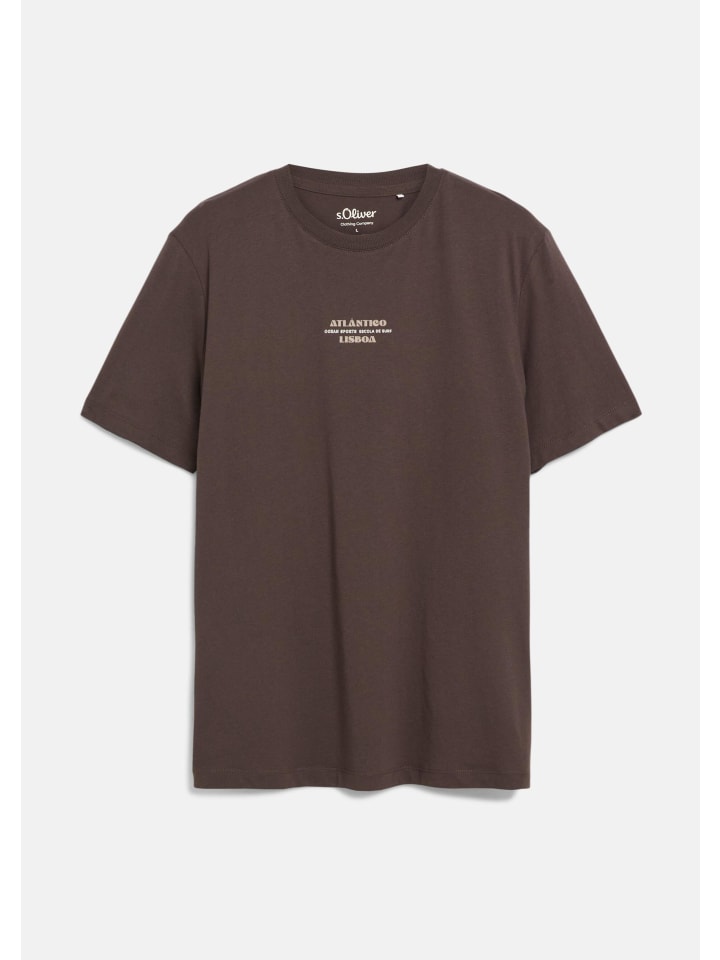 T-Shirt in 89D1_dunkelbraun
