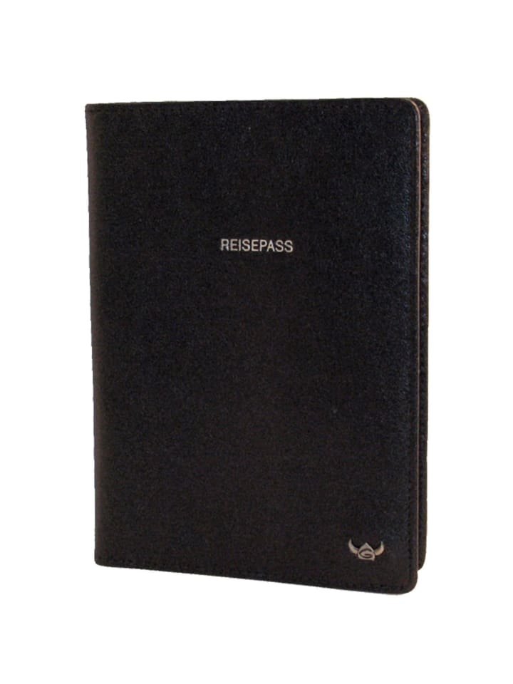 Colorado Reisepassetui RFID Leder 10 cm schwarz