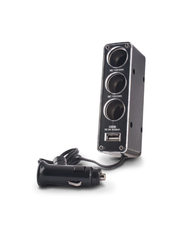 Forever Steckdosenverteiler 3in1 mit USB-Kabel CSS-03