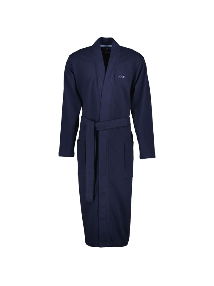 JOOP! Bademäntel Herren Kimono Pique 1656 blau - 175 in blau - 175
