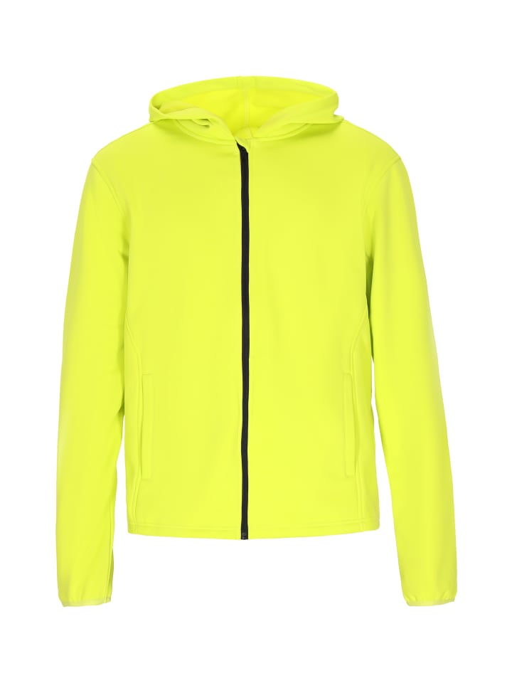 Herren Jacke in Limette Schwarz