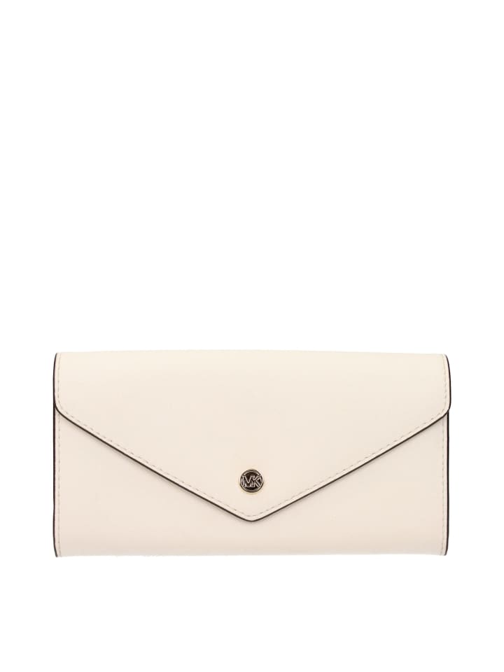 Beige Leder Geldbörse