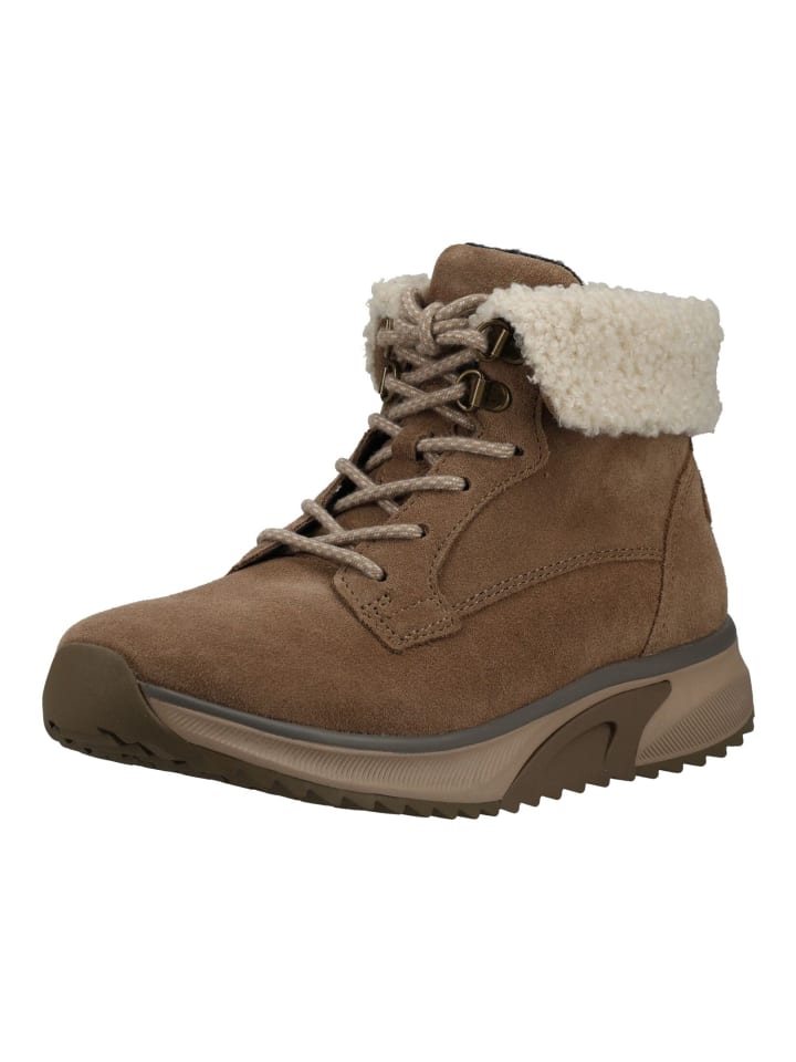 Stiefelette Beige