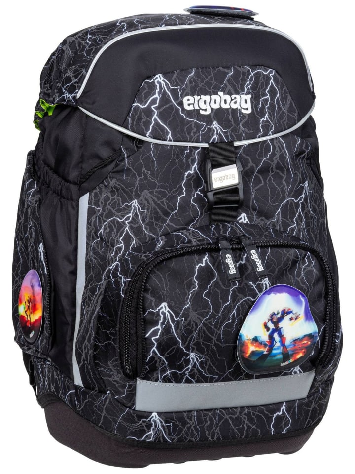 Schulranzen pack Set GLOW in Super ReflektBär