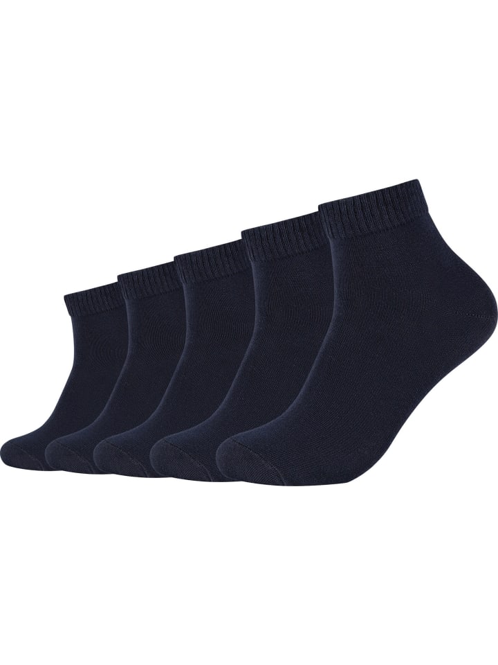 Unisex-Kurzsocken 5 Paar in marine