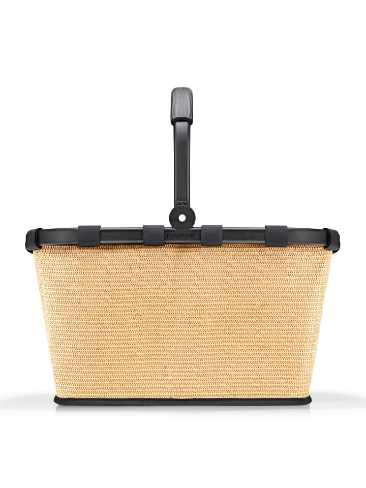 Carrybag Shopper Tasche 48 cm raffia black