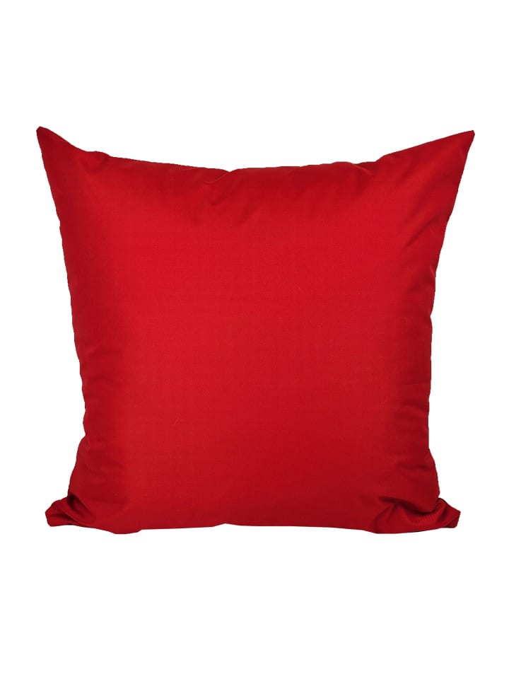 1x Outdoor Kissenhülle 45x45cm Uni in Rot