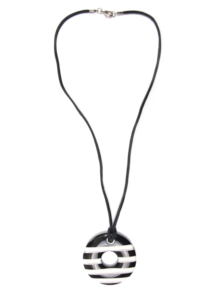 Lange Kette " Meret " in schwarz