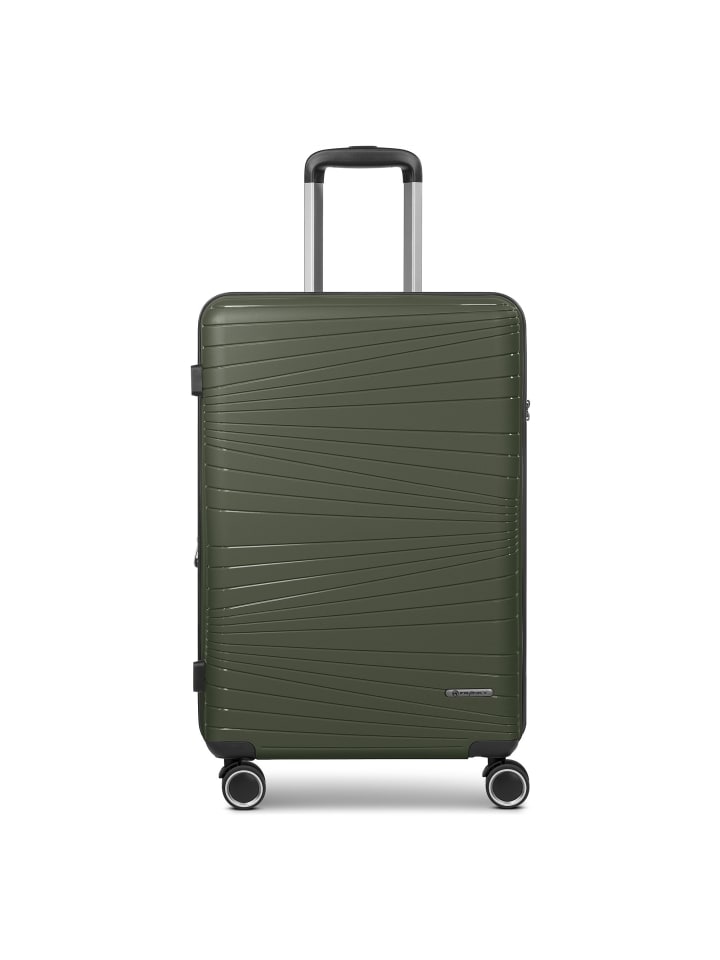Dallas 3.0 4 Rollen Trolley M 65 cm mit Dehnfalte olive