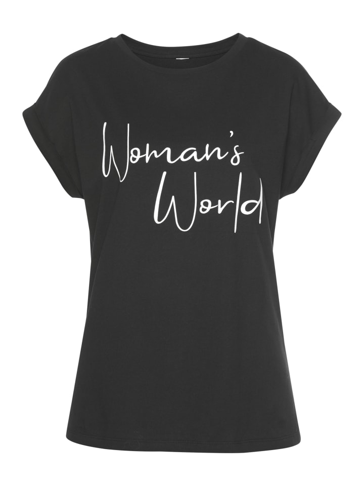 T-Shirt in schwarz