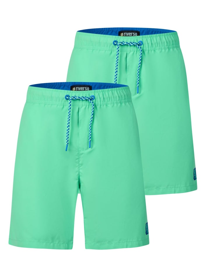 Short RIVDavid 2er Pack comfort/relaxed in Grün
