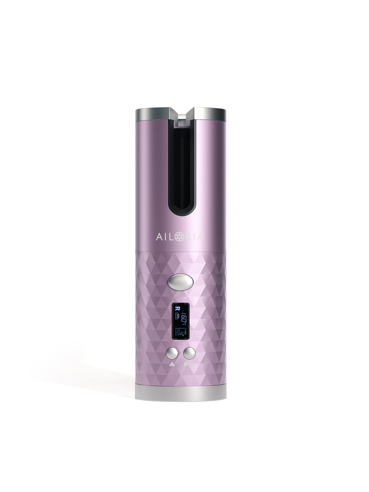 REVOLUTIONNE Kabelloser Auto-Curler in weiß