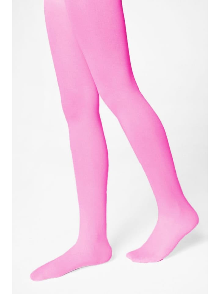 Strumpfhosen für Mädchen bequeme Strümpfe aus Mikrofaser in Pink