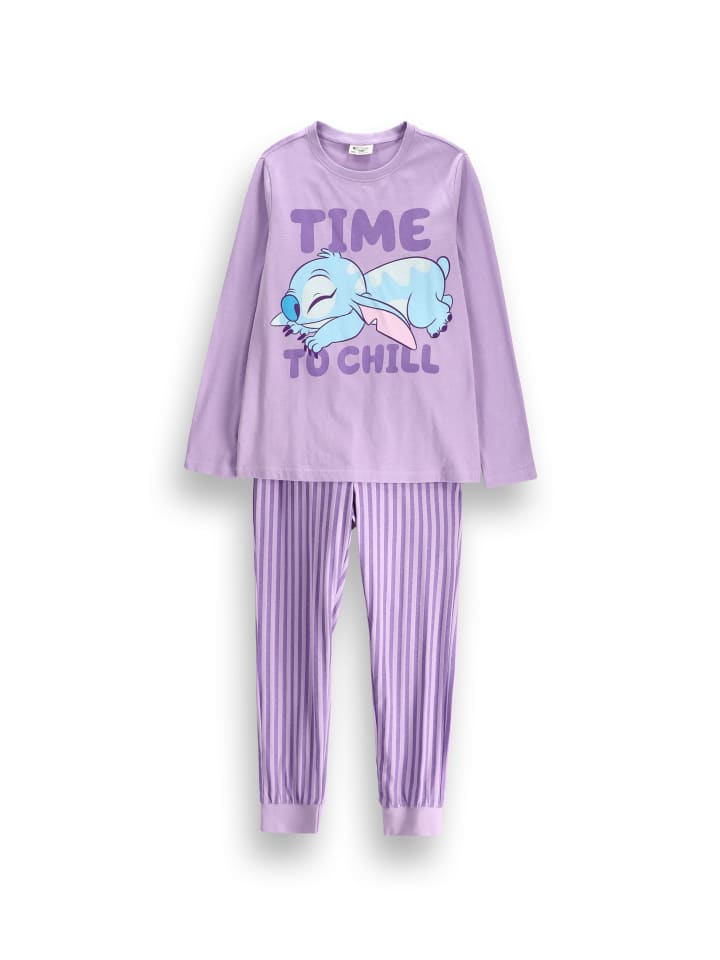 Mädchenpyjama in violett