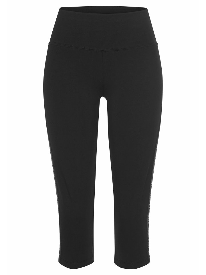 Caprileggings in schwarz