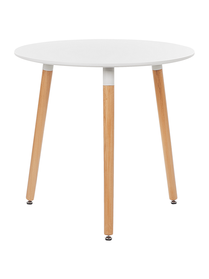 Esszimmertisch BOMA in Weiß/Braun - (W) 80 x (H) 76 x (L) 80 cm