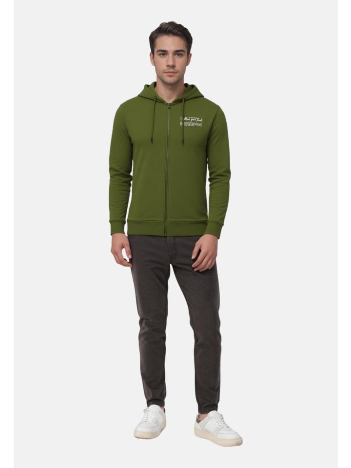 Sweatjacke 'MSW KLPATH' in grün